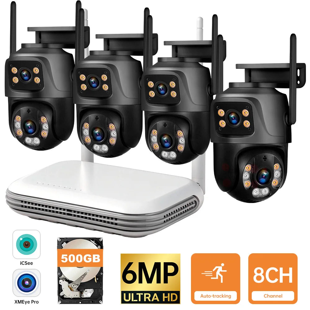 KERUI Waterproof HD Wireless Dual Lens PTZ WIFI IP Home — product view 1