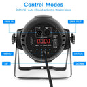 Four Pack RGBW Par Stage Light DMX Control