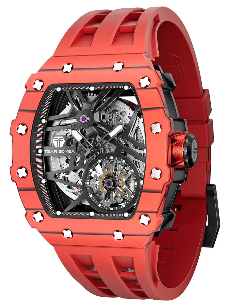 Automatic Skeleton Tonneau Watch — product image 8