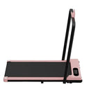 Pink Walking Pad Treadmill Foldable LED Display For Home Use