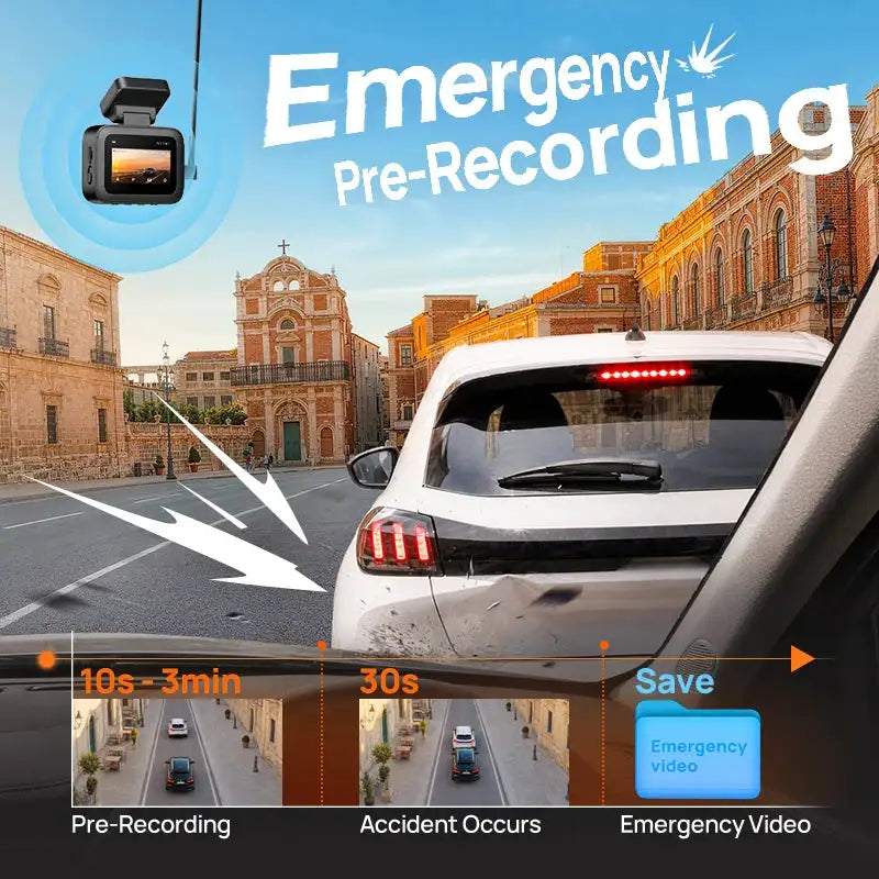 Global Version 70mai Dash Cam A800Nano 4K Image Front Cam HDR Wi-Fi GPS ADAS 24H Parking 70mai A800 Nano True 4K Car DVR