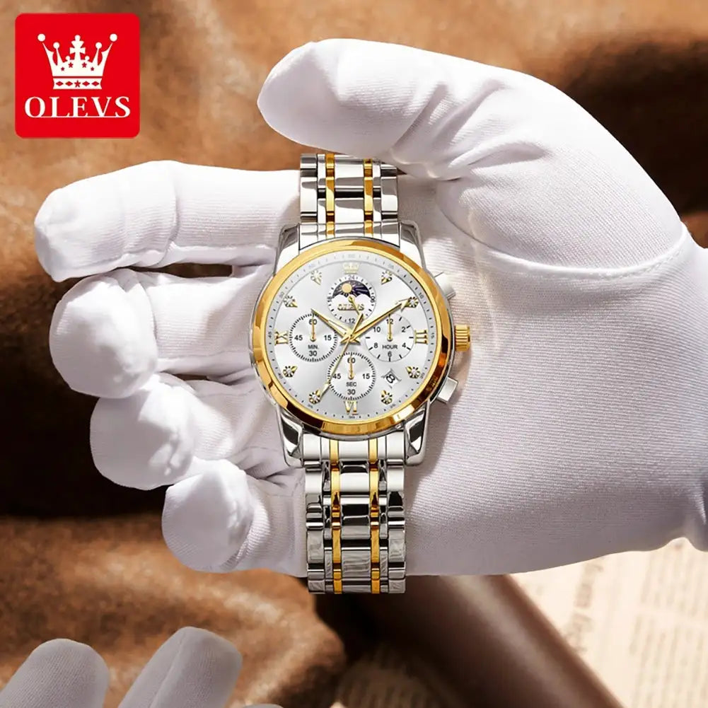Olevs Premium Steel Quartz Watch — product image 5
