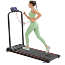 Foldable LED Display Treadmill 10KM Home Walking Pad Space Saving
