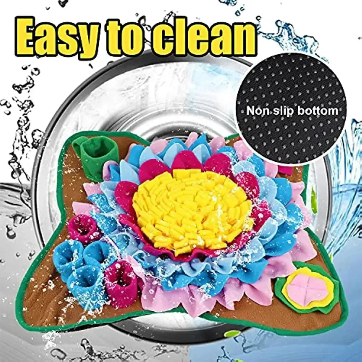 Interactive Pet Snuffle Mat For Slow Feeding Stress Relief