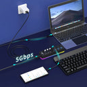 Usb 3.0 Hub 7 Port 5Gbps Fast Data Link