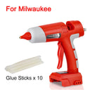 Cordless Hot Melt Glue Gun for Makita Milwaukee Bosch