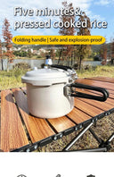 Pressure Cooker Compact Outdoor with Folding Handle 2.2L
