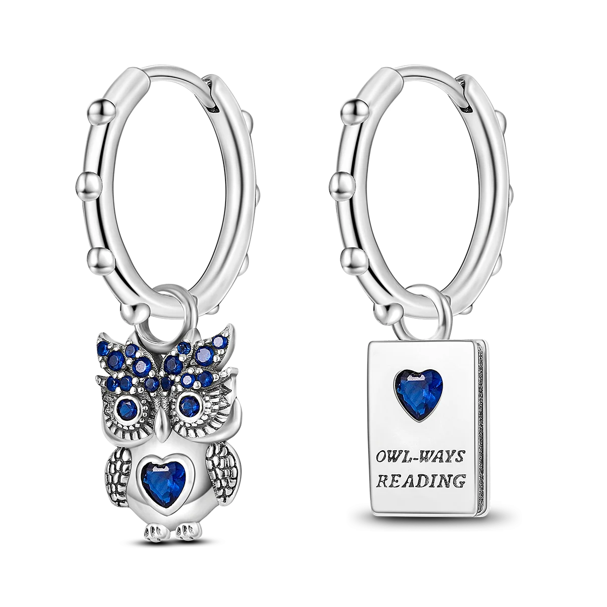 Silver Plated Cubic Zircon Geometric