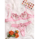 Enchanting Floral Lace Lingerie Set Elegant Fairy Collection