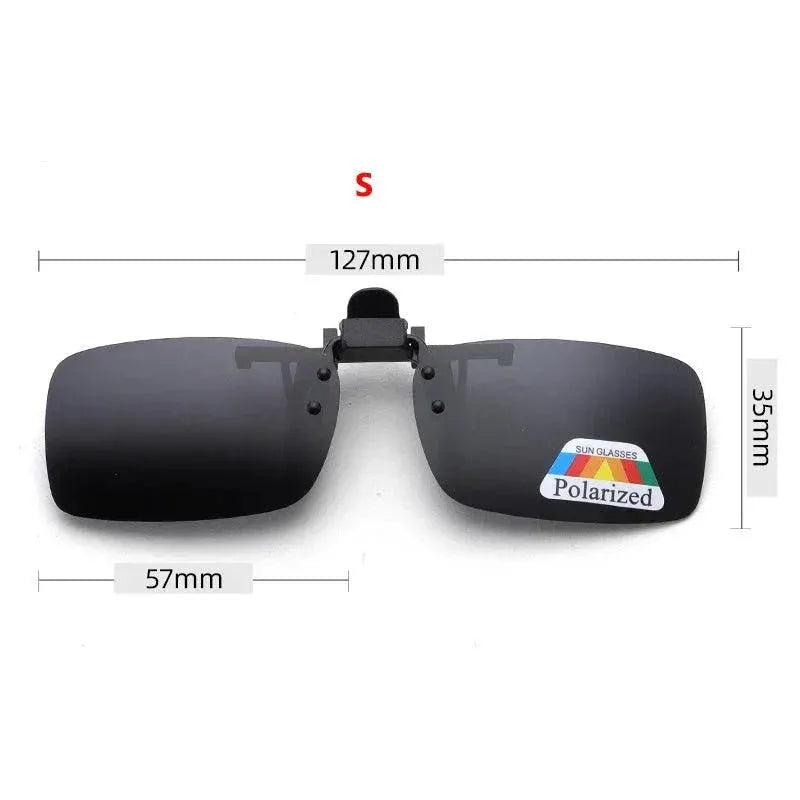 Clip On Polarized Sunglasses Night Vision UV400 Protection