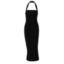 Flattering Halter Maxi Dress for Prom