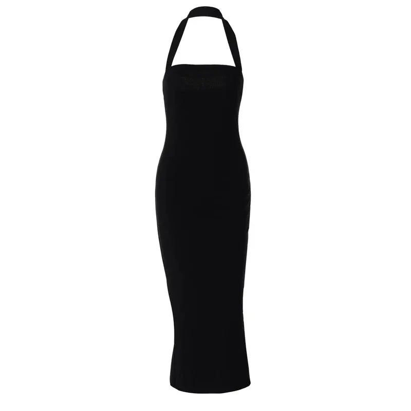 Flattering Halter Maxi Dress for Prom — product view 15