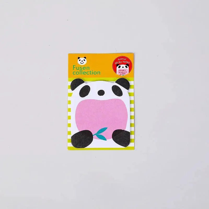 8 Piece Cute Animal Sticky Notes Set Notepad Memo Pads