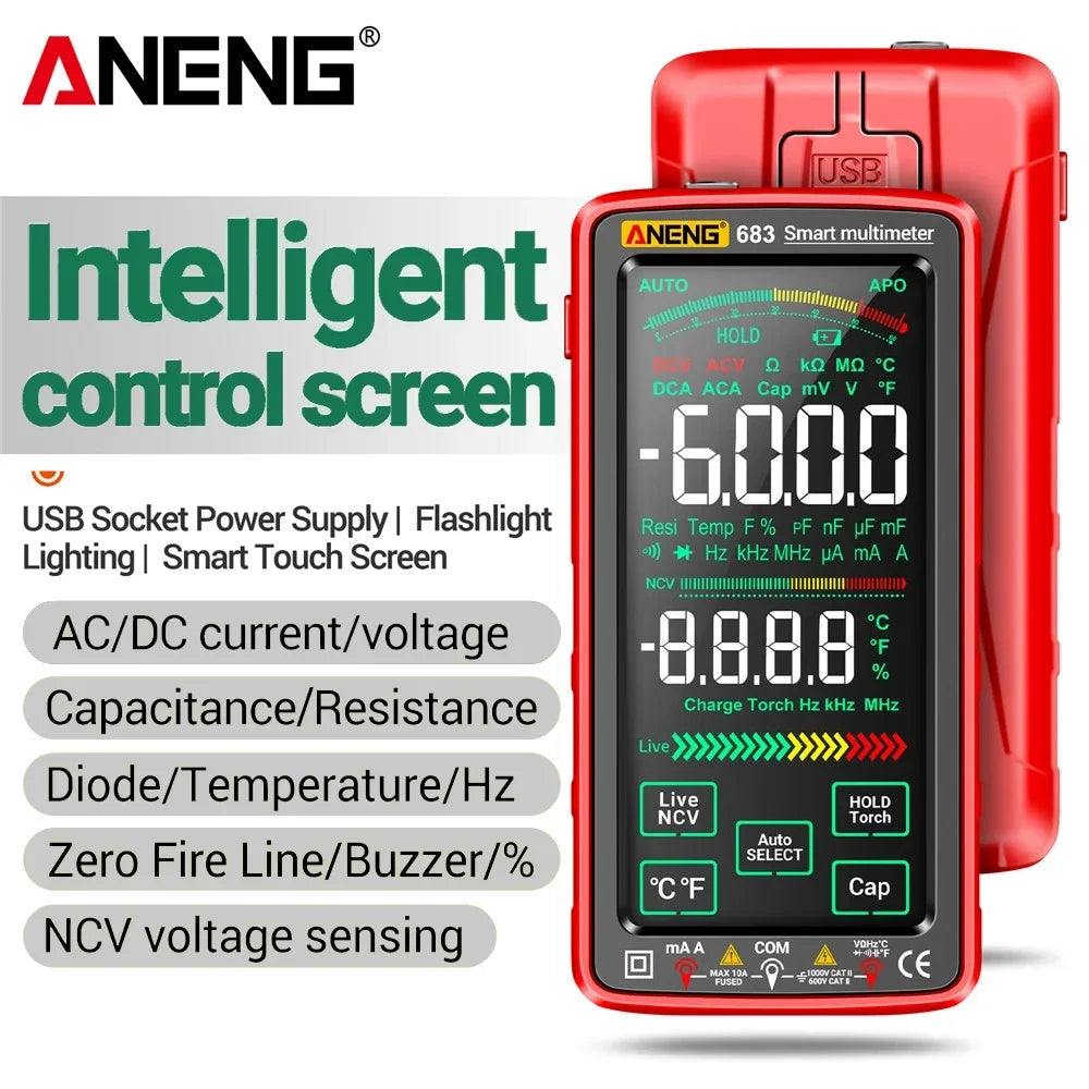 Aneng Smart Multimeter Tester High-End