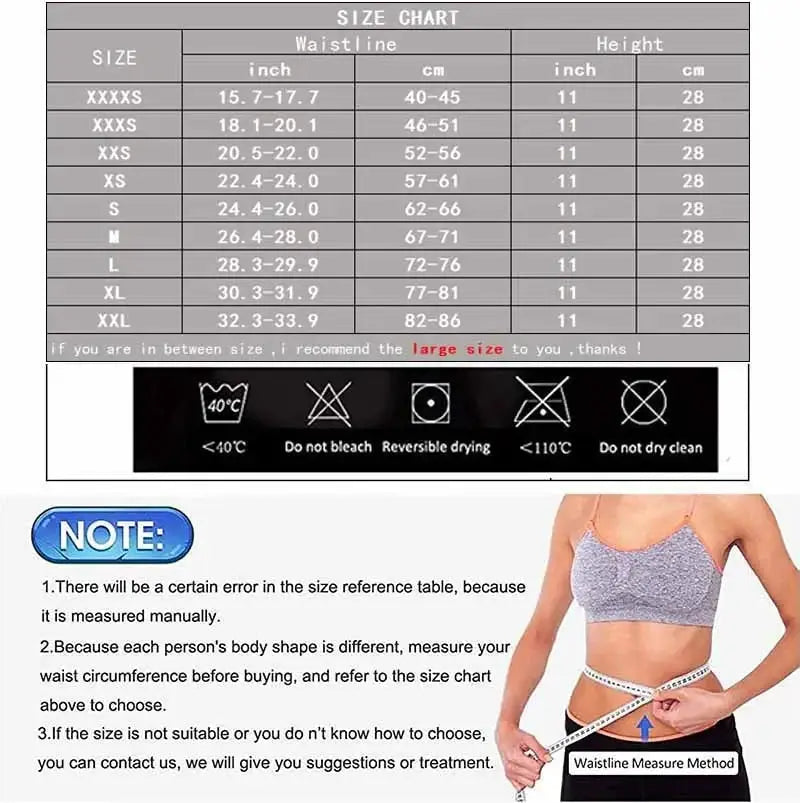 XXXS Corset Waist Trainer Slimming Shapewear for Women