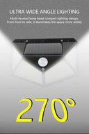 100LED Solar Wall Lamp Outdoor Waterproof Motion Sensor Lamp