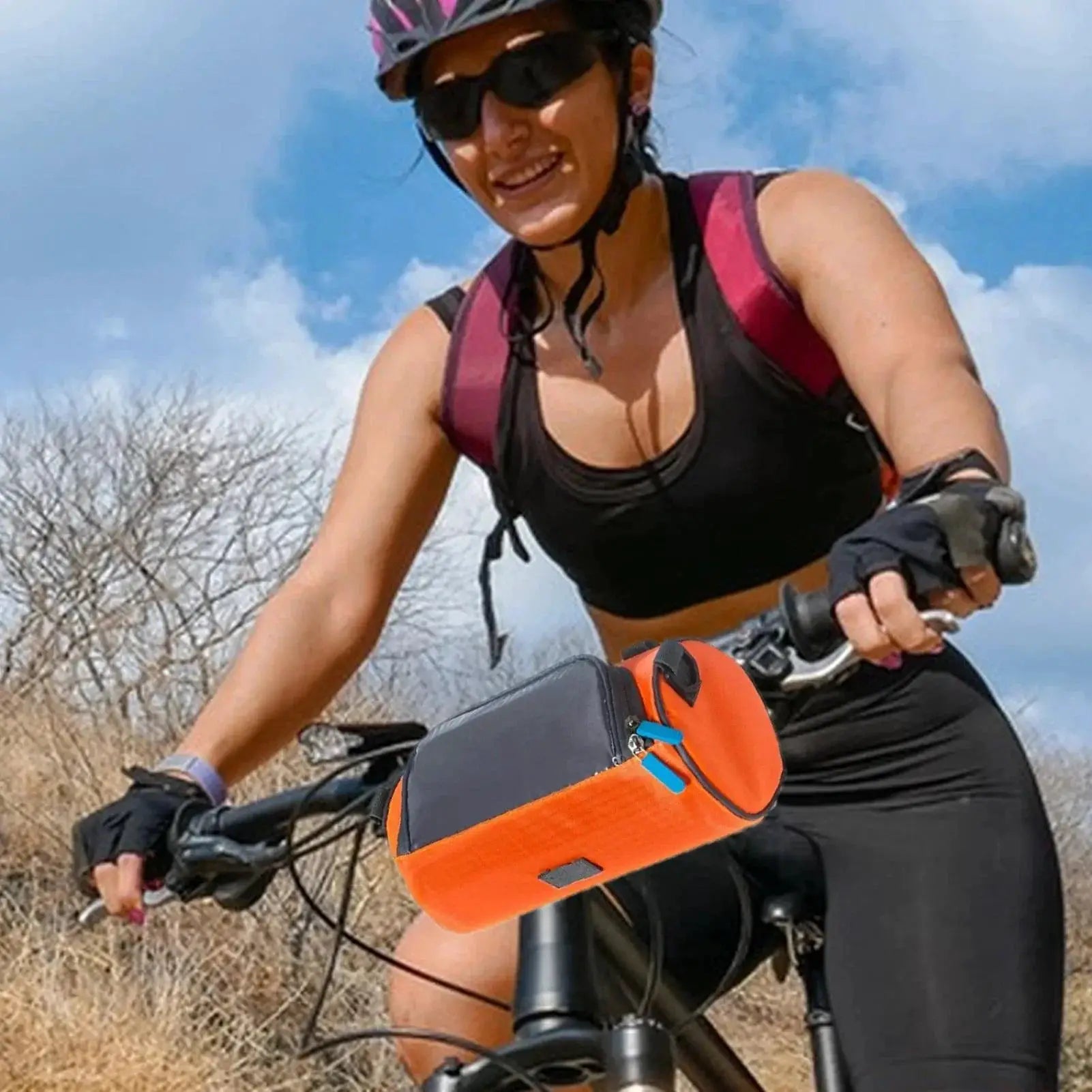Waterproof Bicycle Handlebar Bag Front Bag Large Capacity