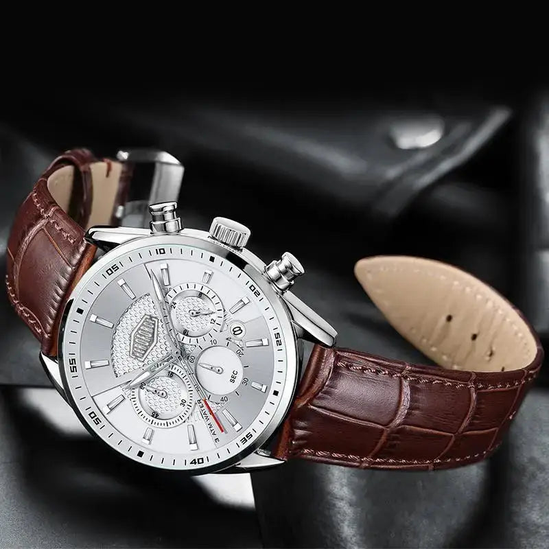 Heroforce Silver Chronograph Watch — product image 4