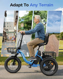 Comfortable Folding Electric Trike Adult