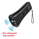 Ultrasonic Pet Repeller Multi-function Training Device Flashlight