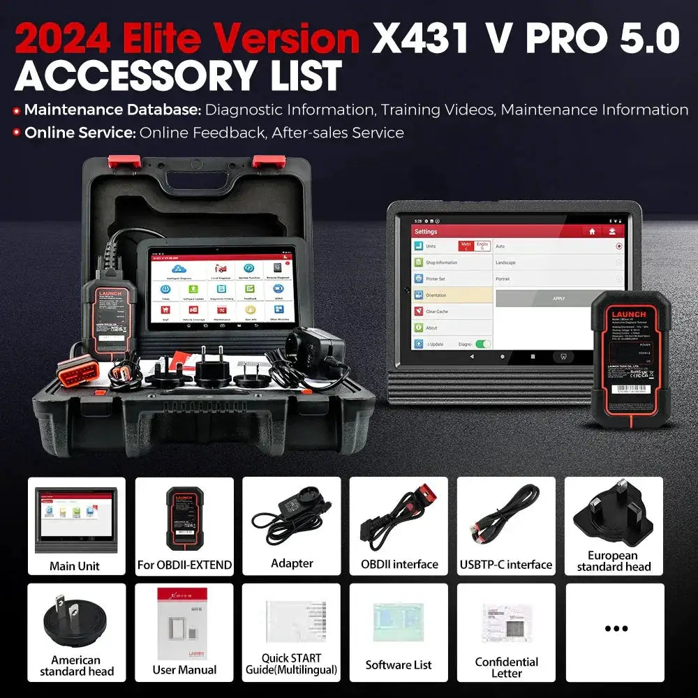 Launch X431 Pro V5 OBD2 Car Diagnostic Scanner Tool