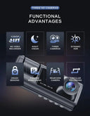 Smart Dash Cam For Drivers Front Cabin Pro 1080P HD