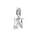 Sterling Silver Charm Star Letters