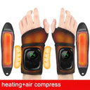 Air Compression Cordless Wrist Ankle Massager 4 Airbag Modes Heated Wrist Protector 3 Heating Hot Compress Wrist Guard