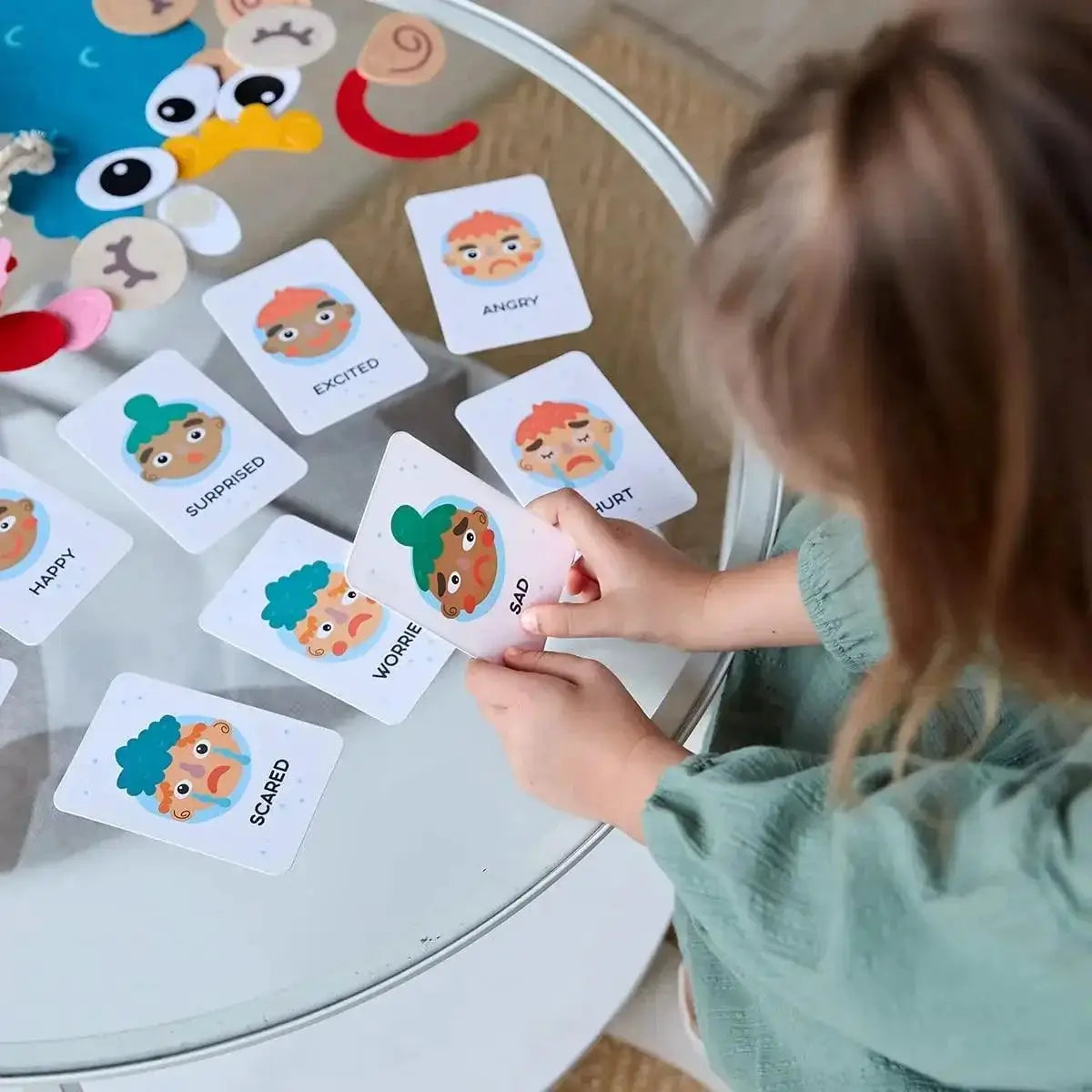 Montessori Emotion Change Facial Expression Game for Kids