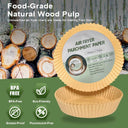 50/100Pcs Air Fryer Disposable Paper Liner For 16cm Fryer