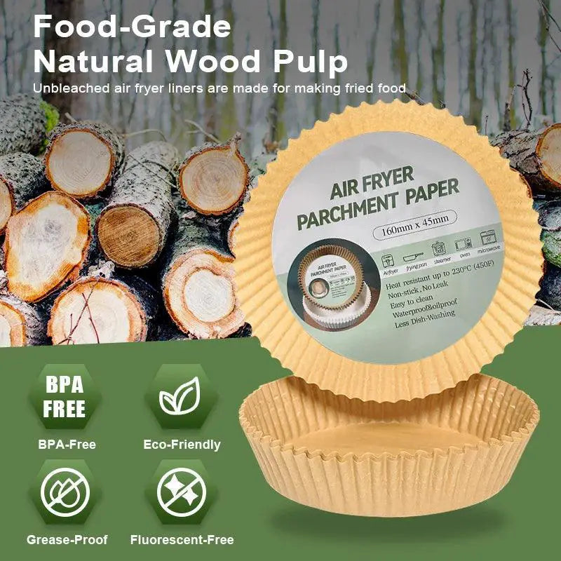 Air Fryer Disposable Paper Liners 50 100 Pcs For 16cm Fryer