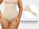 Seamless Thong Bodysuit for Women Slimming Shapewear