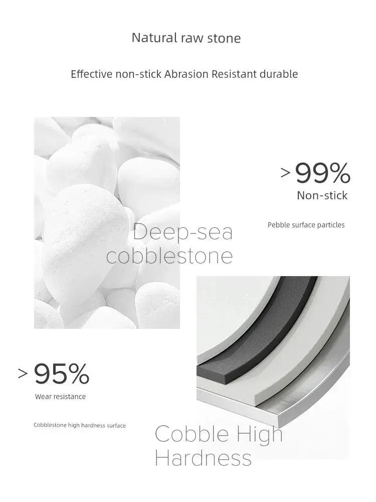 Velosan Pebble Gas Stove Neutral Nonstick Pan 4.5kg - OurLum.com
