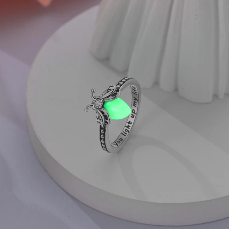 Mula Sterling Silver Luminous Firefly