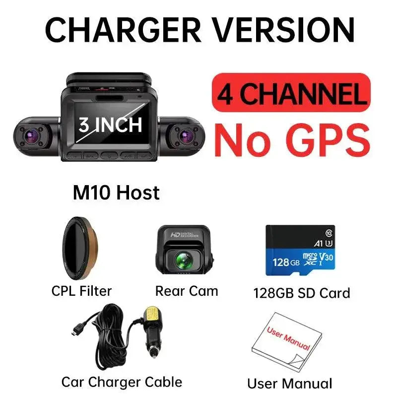 TiESFONG Dash Cam Enhanced Security Solution 2K Resolution