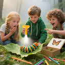Microscope for Kids 3-Inch Eye-Protection LCD Screen Digital Microscope Scientific Educational Toys Gifts for Christmas Birthday