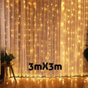3M LED Fairy Curtain Lights - Magical Decor for Events