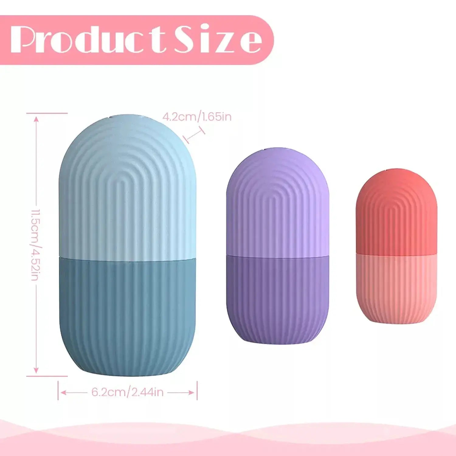 Ice Cube Roller Massager For Face And Eyes Skin Care