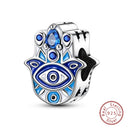 Sterling Silver Blue Purple Butterfly