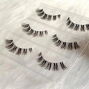 Crisscross 3D Faux Mink Eyelashes Set - 5 Pairs Glamorous