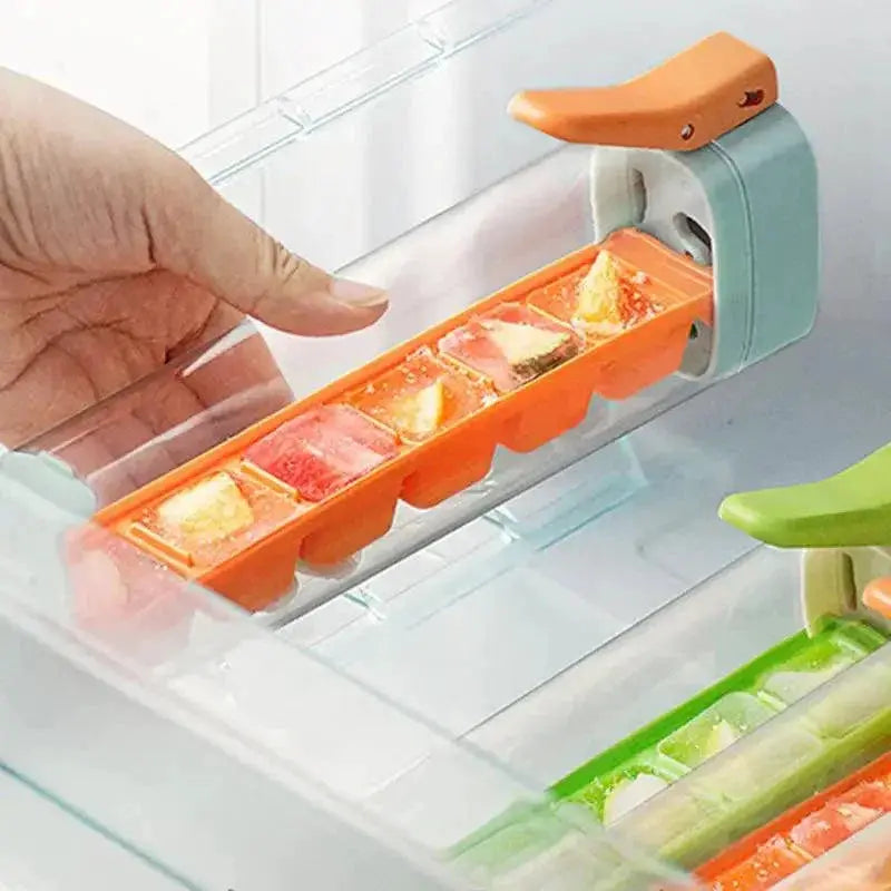Ice Trays for Freezer 6 Compartment Press Type Molds