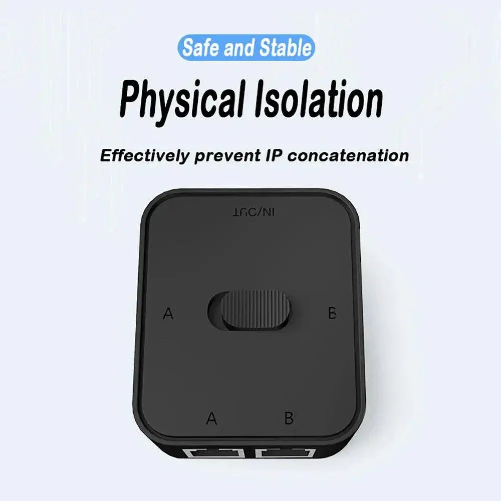 Ethernet Splitter Adapter Lightning Fast Dual Connection