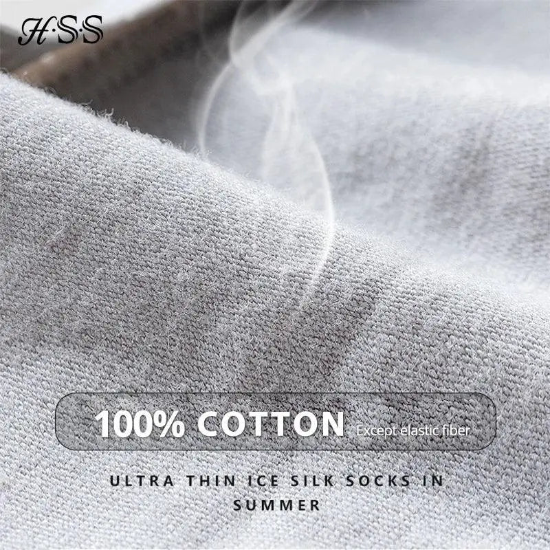 Ultimate Comfort Five Pairs Breathable Cotton Boat Socks