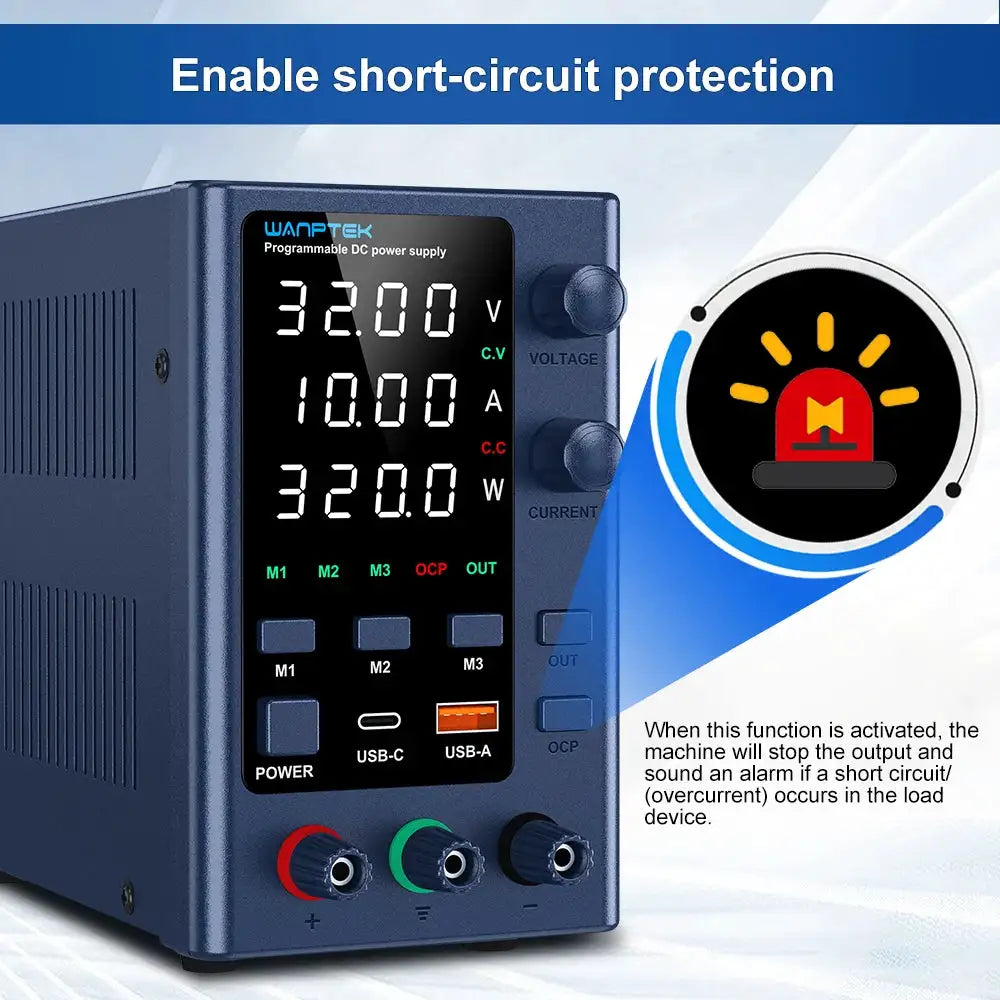 Wanptek DC Power Supply Lab PSU — product view 4