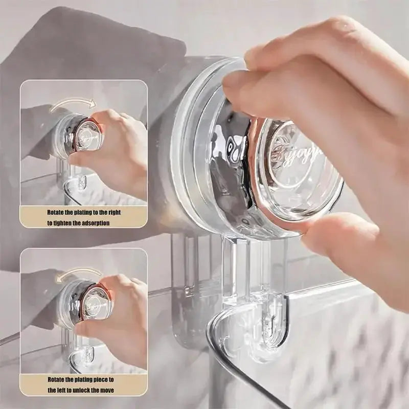 Suction Cup Rectangle Organizer Shelf No Drilling - OurLum.com