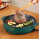 Dual Power Electric Fry Pan for Home Use