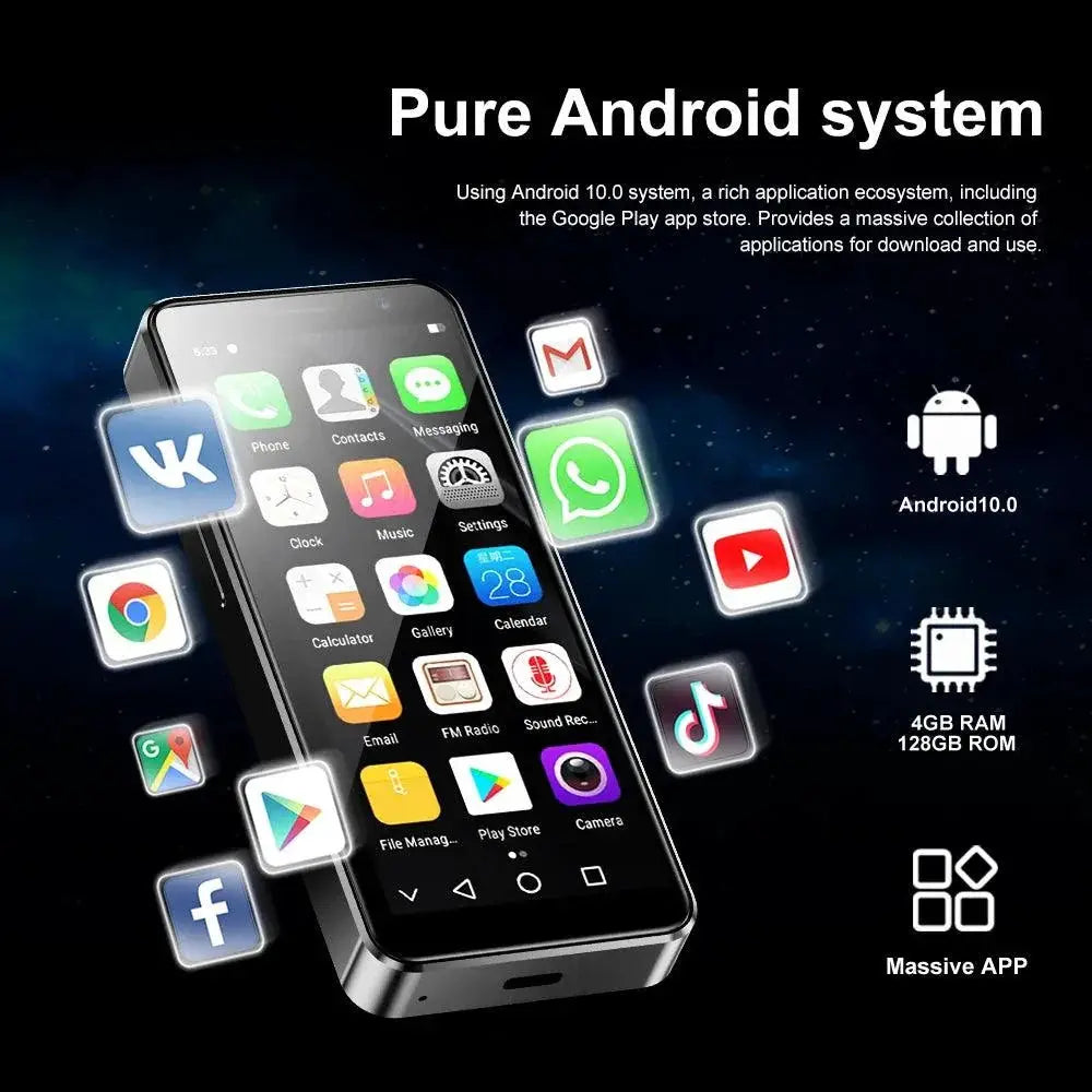 SERVO Android 10 Smartphone Dual SIM Face Unlock 4G LTE