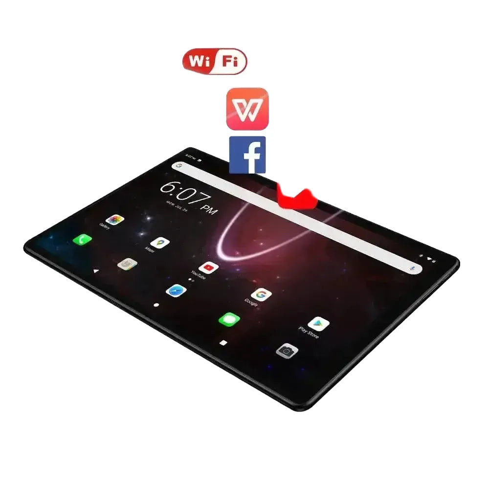 Fast Tablet for Calling and Streaming — Black
