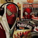 Marvel Mascara Miles Spiderman Headgear Cosplay Mask Toy