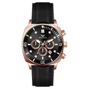 Ice Blue Chronograph Leather Watch